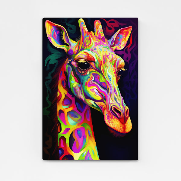 Colorful Giraffe Wall Art | MusaArtGallery™