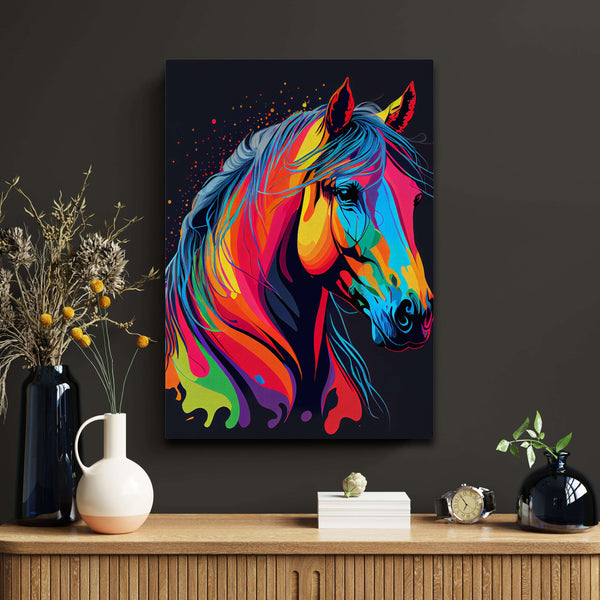 Colorful Horse Wall Art | MusaArtGallery™