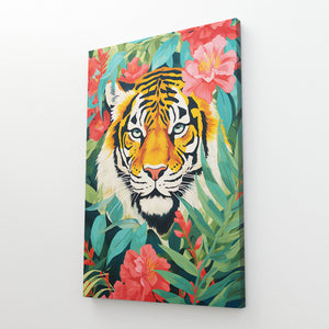 Colorful Jungle Tigre Wall Art | MusaArtGallery™