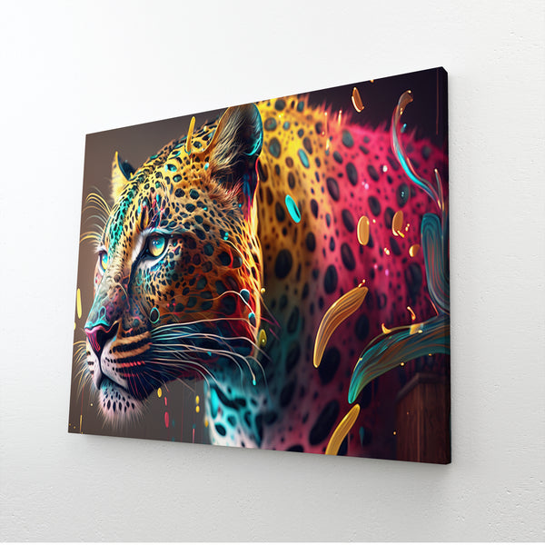 Colorful Leopard Wall Art | MusaArtGallery™
