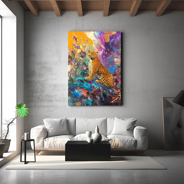 Colorful Leopard Wall Artwork