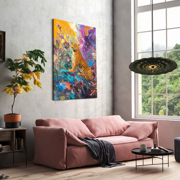 Colorful Leopard Wall Artwork