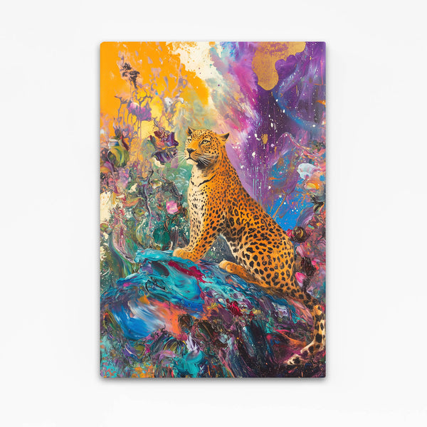 Colorful Leopard Wall Artwork