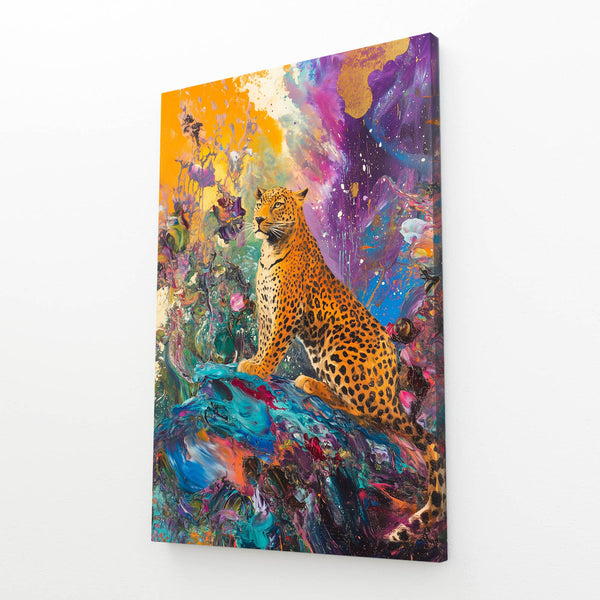 Colorful Leopard Wall Artwork