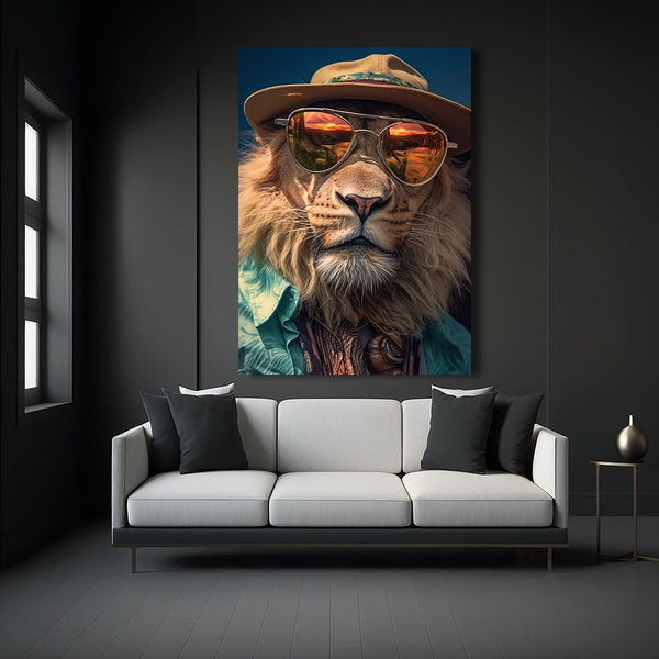 Colorful Lion Art | MusaArtGallery™