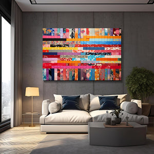 Colorful Living Room Wall Art | MusaArtGallery™