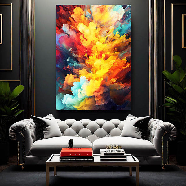 Colorful Living Room Wall Art | MusaArtGallery™
