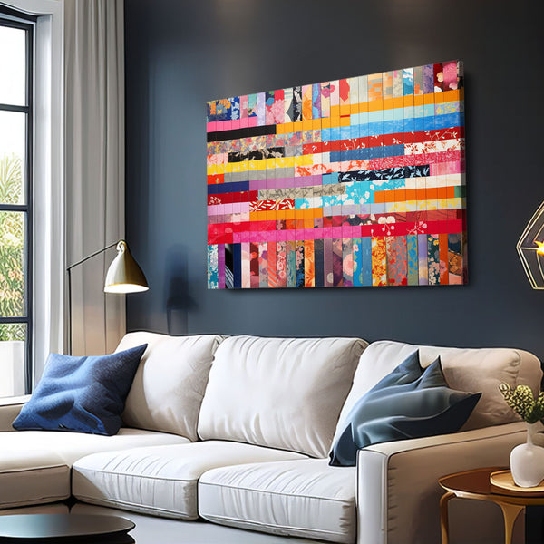 Colorful Living Room Wall Art | MusaArtGallery™