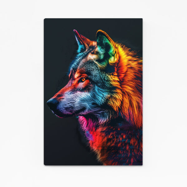 Colorful Majestic Wolf Art | MusaArtGallery™