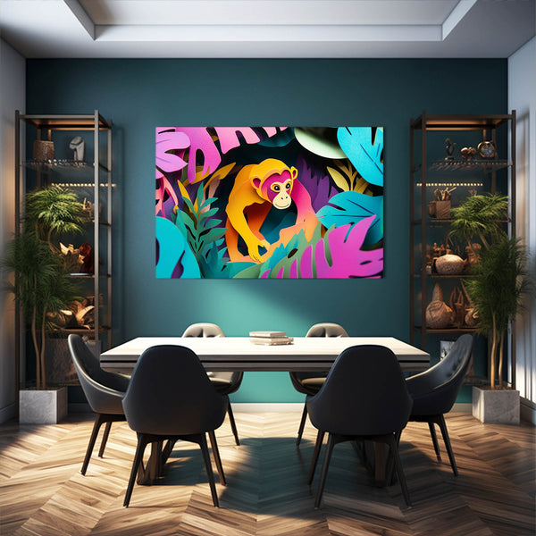 Colorful Monkey Art