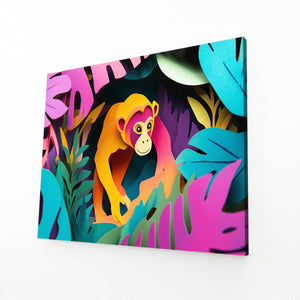 Colorful Monkey Art