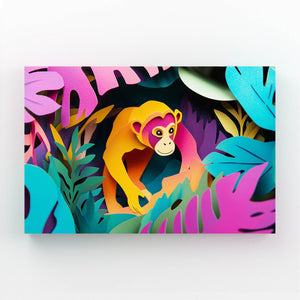Colorful Monkey Art