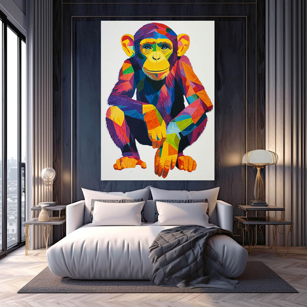 Colorful Monkey Artwork
