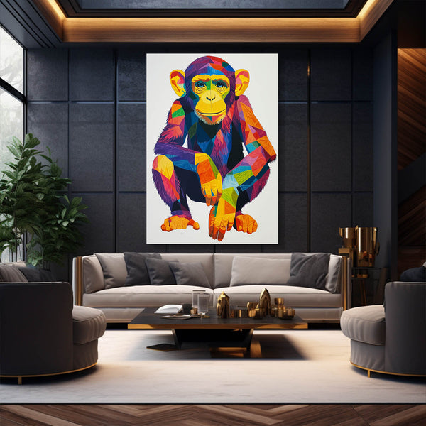 Colorful Monkey Artwork