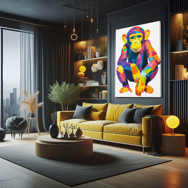 Colorful Monkey Artwork