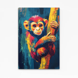 Colorful Monkey Canvas