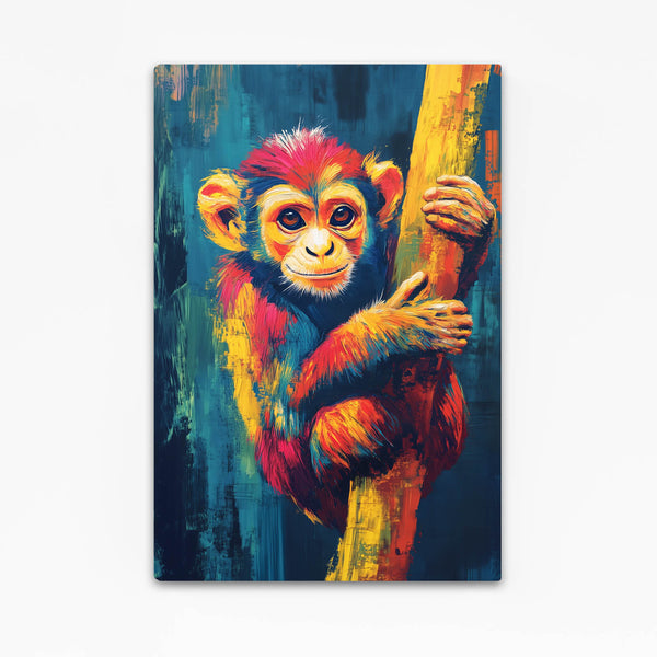 Colorful Monkey Canvas