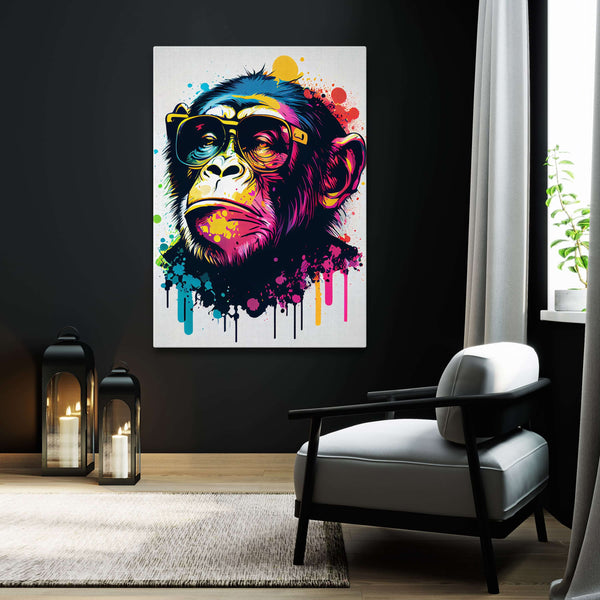 Colorful Monkey Wall Art | MusaArtGallery™