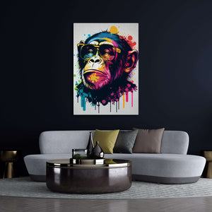 Colorful Monkey Wall Art | MusaArtGallery™