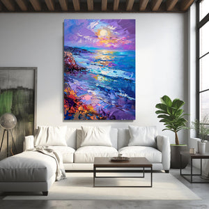 Colorful Moon Decor Art | MusaArtGallery™