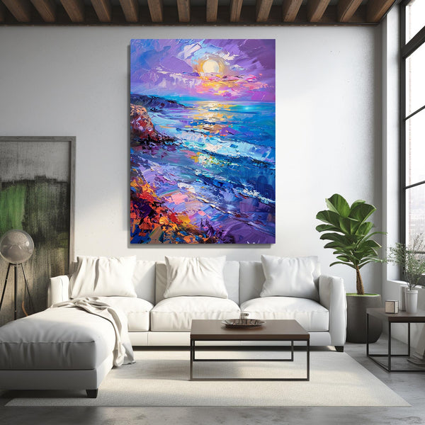 Colorful Moon Decor Art | MusaArtGallery™