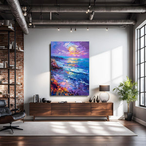 Colorful Moon Decor Art | MusaArtGallery™