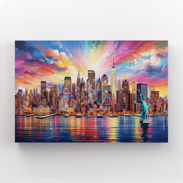 Colorful New York Canvas Wall Art | MusaArtGallery™