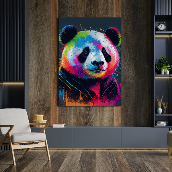 Colorful Panda Wall Art | MusaArtGallery™