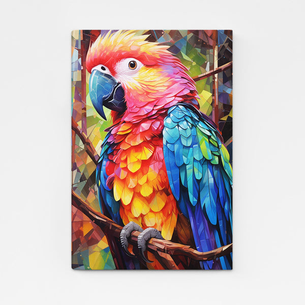 Colorful Parrots Wall Art | MusaArtGallery™