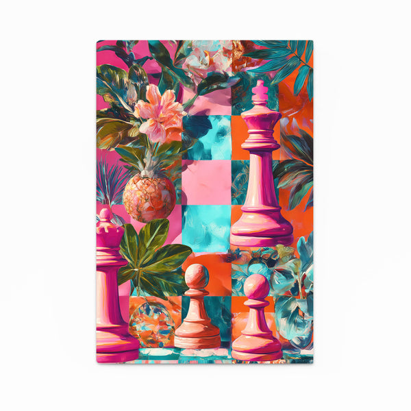Colorful Queen Chess Art