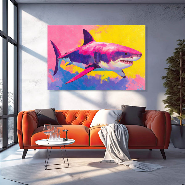 Colorful Shark Art