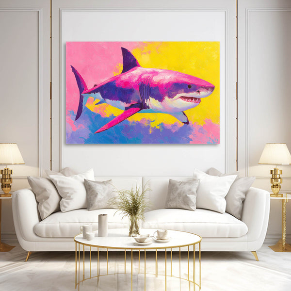 Colorful Shark Art