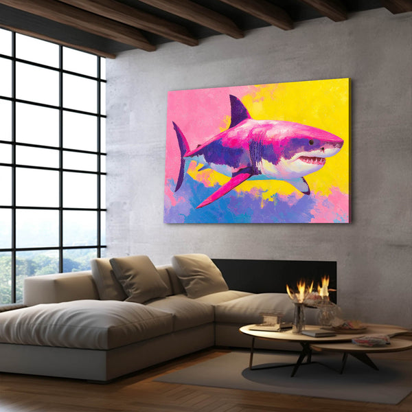 Colorful Shark Art