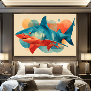 Colorful Shark Artwork