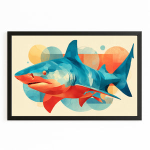Colorful Shark Artwork