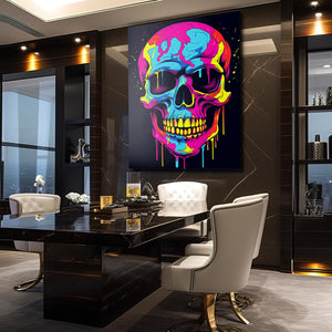 Colorful Skull Art | MusaArtGallery™