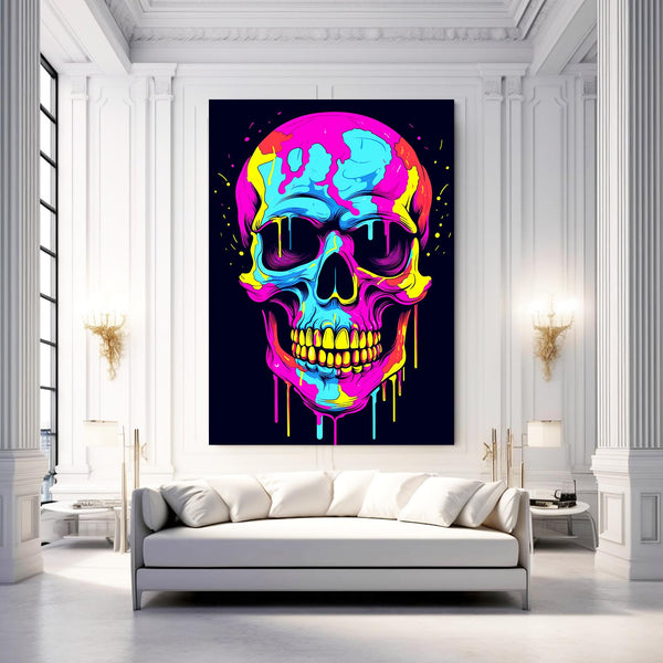 Colorful Skull Art | MusaArtGallery™