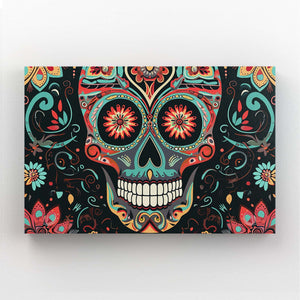Colorful Smiling Skull Art | MusaArtGallery™