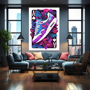 Colorful Sneaker Card Art | MusaArtGallery™ 