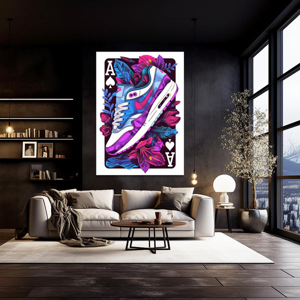 Colorful Sneaker Card Art | MusaArtGallery™ 