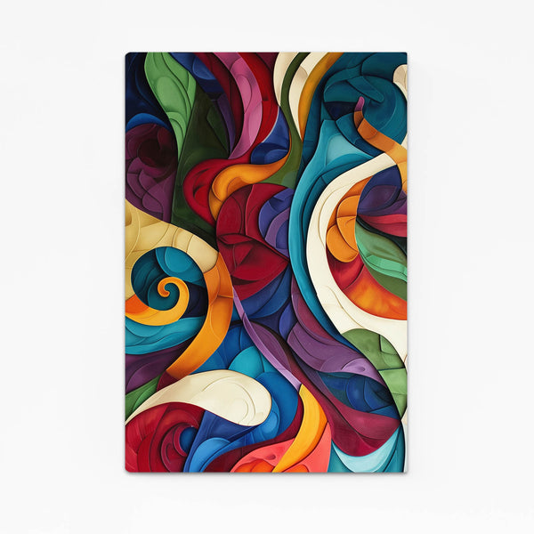 Colorful Swirls Mexican Wall Art | MusaArtGallery™