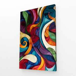 Colorful Swirls Mexican Wall Art | MusaArtGallery™