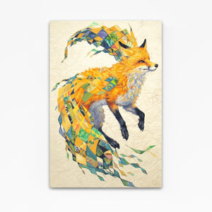 Colorful Tail Fox Art | MusaArtGallery™