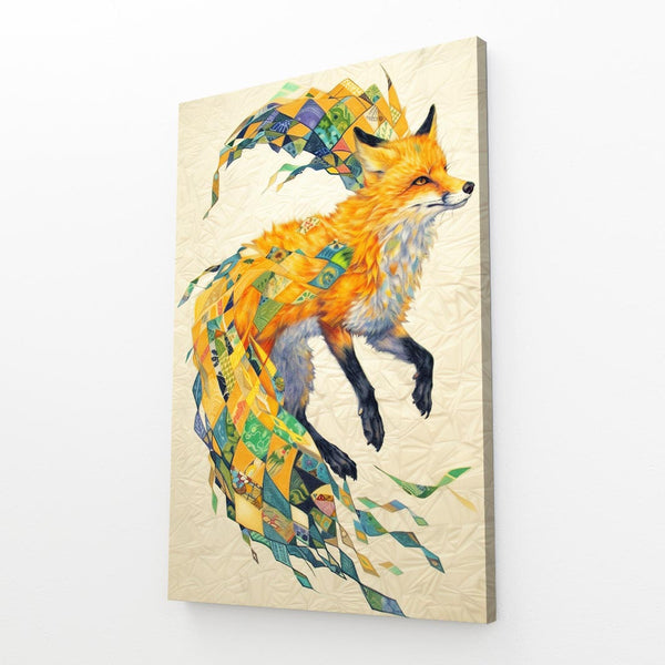 Colorful Tail Fox Art | MusaArtGallery™