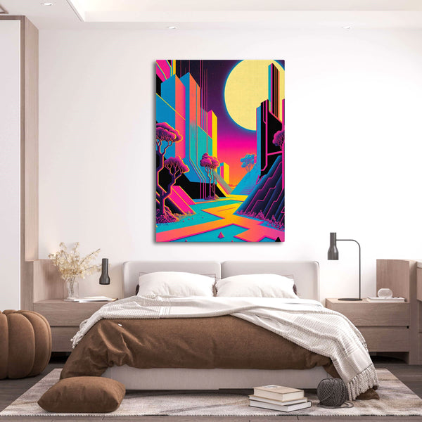 Colorful City Wall Art | MusaArtGallery™