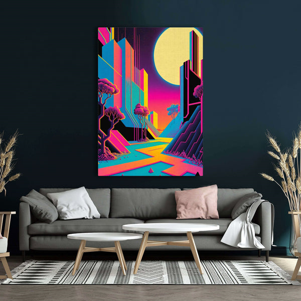 Colorful City Wall Art | MusaArtGallery™