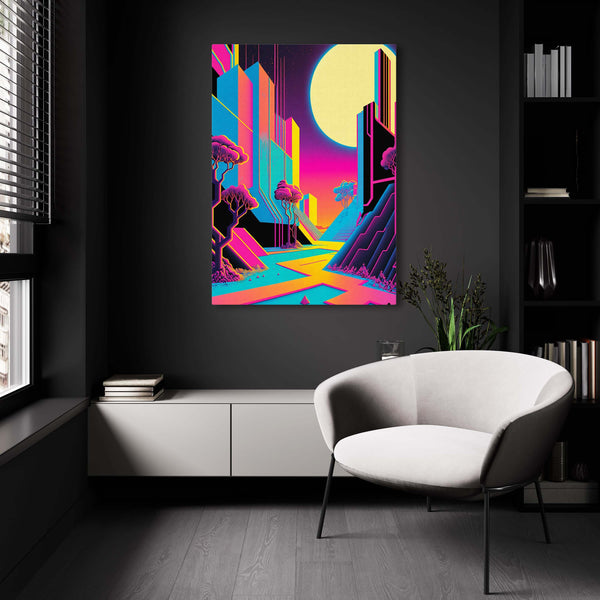 Colorful City Wall Art | MusaArtGallery™