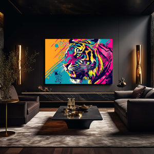 Colorful Tiger Art | MusaArtGallery™