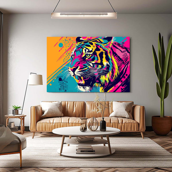 Colorful Tiger Art | MusaArtGallery™