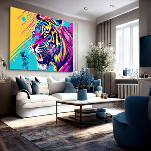 Colorful Tiger Art | MusaArtGallery™